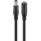 Pro 2.1 mm DC extension cable Musta – kuva 1