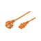 Pro Power cable C13 1x90° - Oranssi - 3m – kuva 1