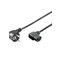 Pro Power cable C13 2x90° - Musta - 2m – kuva 1