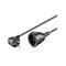 Pro Power cable C13 Ext. - Musta - 2m – kuva 1