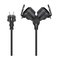 Pro Outdoor Double Extension Cable - Power (CEE 7/7) - Type E/F Plug - 10m - Musta – kuva 1