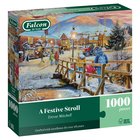 Jumbo Falcon A Festive Stroll 1000p palapeli
