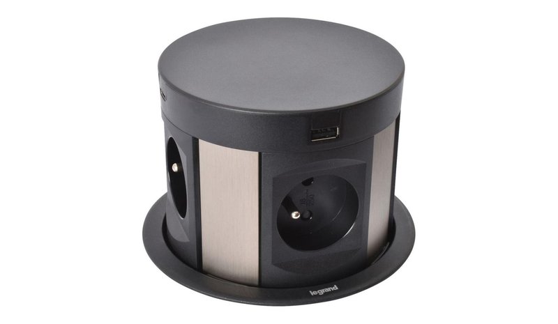Legrand 654980 - Pöytäpistorasia 4x230V + 2xUSB-A + 2xUSB-C – kuva 1/1