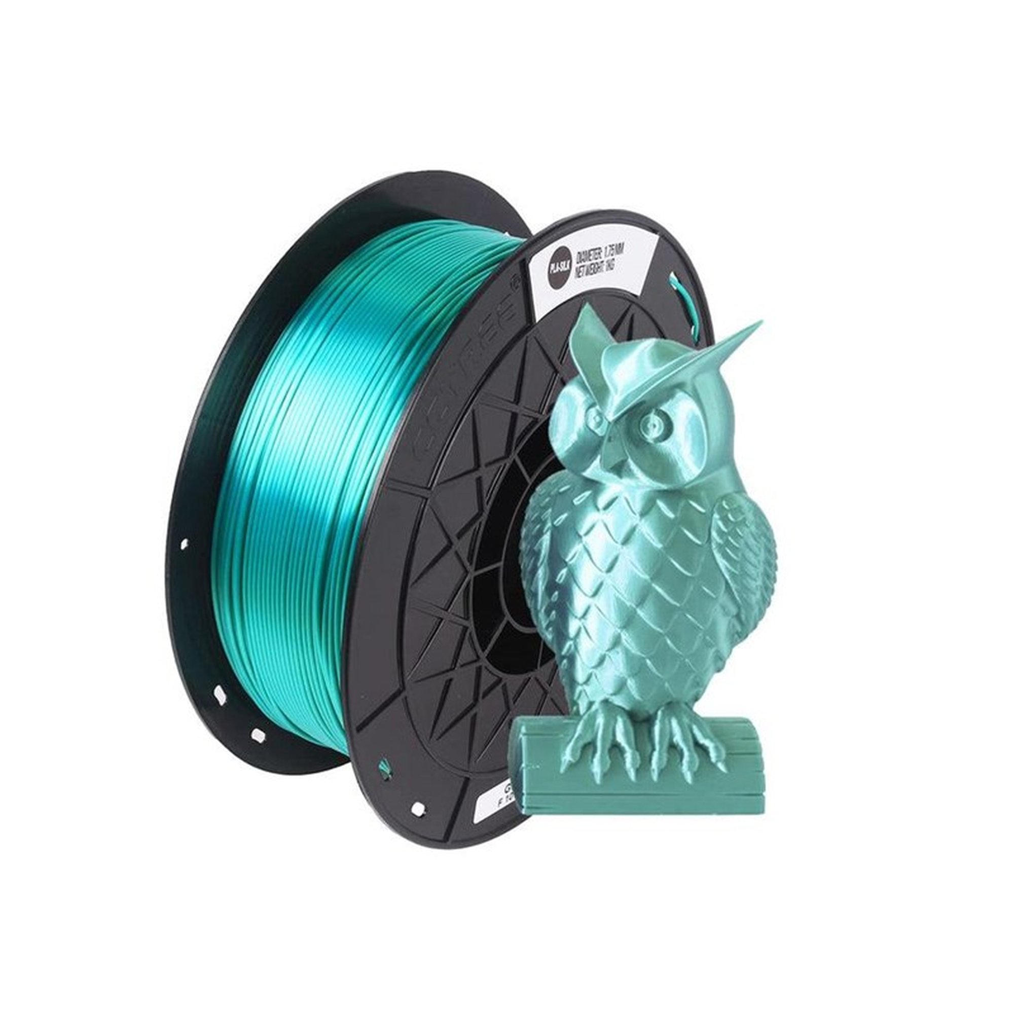 CCTree Silk PLA 1.75 mm 1 kg Vihreä