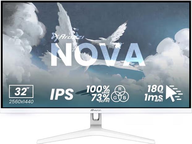 Arozzi Nova AZ-NO-32T2K180-WT (32"), näyttö