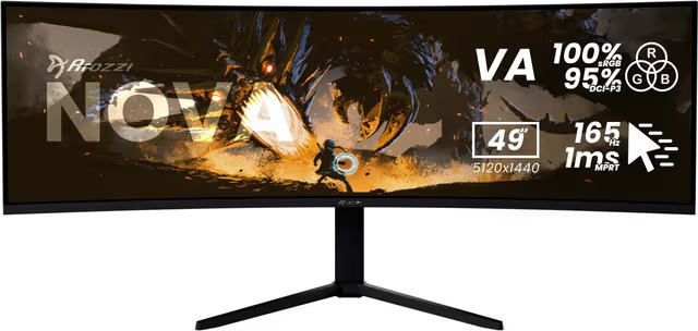 Arozzi Nova AZ-NO-49TUW165-BK (49"), näyttö – kuva 2/8