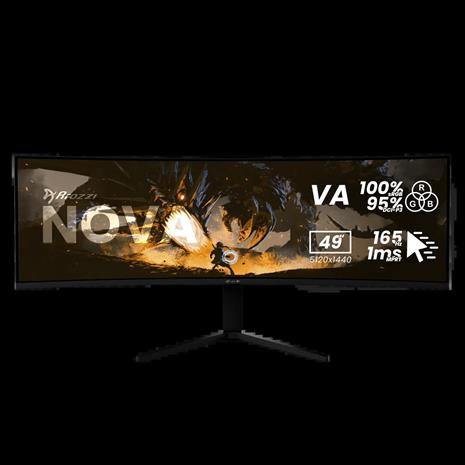 Arozzi Nova AZ-NO-49TUW165-BK (49"), näyttö – kuva 3/8