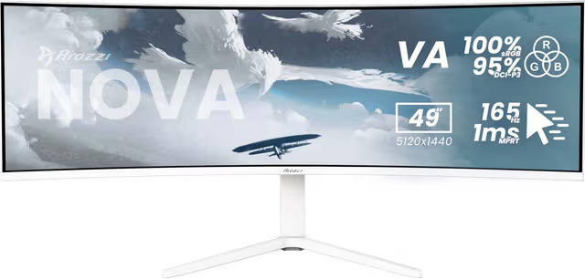 Arozzi Nova AZ-NO-49TUW165-WT (49"), näyttö