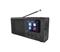 DAB/DAB+ FM-radio 3W/5V, 4xAA, musta – kuva 1