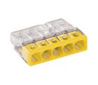WAGO 2273-205 - Jakorasian liitin COMPACT 5x2,5 450V keltainen