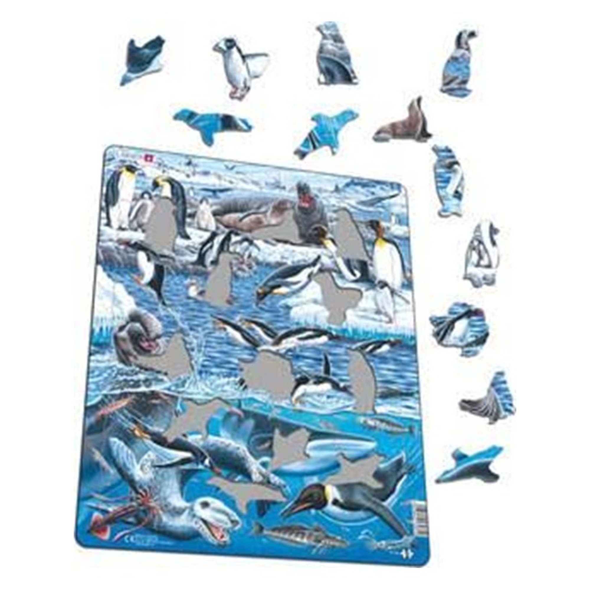 Larsen Puzzles Palapeli Antarctica - 66-palainen, Maxi (36.5x28.5 2D Palapelit