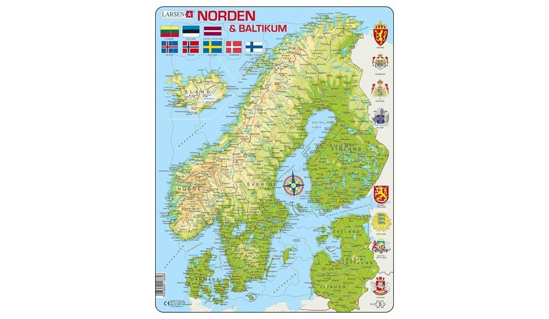 Larsen Puzzles The North (75 pcs) – kuva 1/1