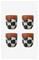 Bloomingville Check muki 4-pack Sininen – kuva 2