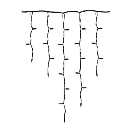 Markslöjd Chrissline Jääpuikot -ulkovalosarja, 0,6 m x 2 m, extra