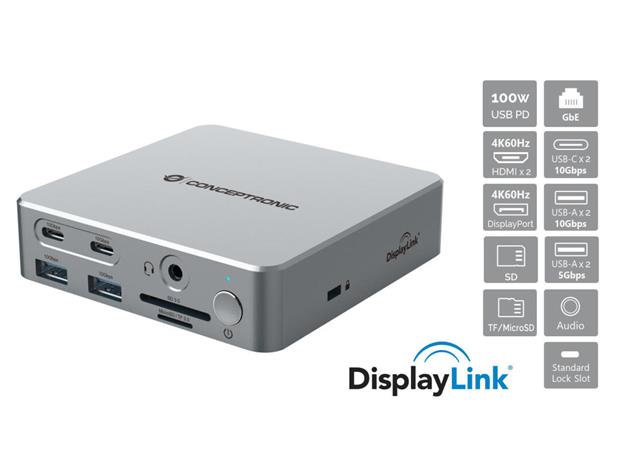 USB-hubi Conceptronic 110521107101 Hopea 100 W