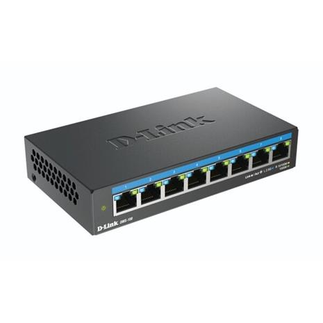 D-Link DMS-108/E 8-Port 2.5G Multi-Gigabit Desktop Switch