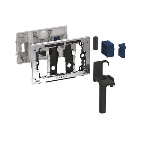 Geberit insert blue tabs chrome