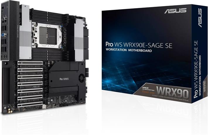 ASUS PRO WS WRX90E-SAGE SE Emolevy - AMD WRX90 - AMD sTR5 socket - DDR5 RAM - SSI EEB