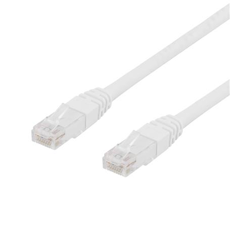 Deltaco U/UTP Cat6, 1m, valkoinen / TP-61V-K / 00210007