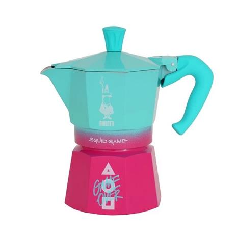 Cafetière Moka Express - Bialetti - Squid Game - 3 Kupillista - Alumiini - Ei yhteensopiva induktion kanssa ilman adapteria