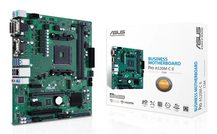 Emolevy Asus PRO A520M-C II/CSM