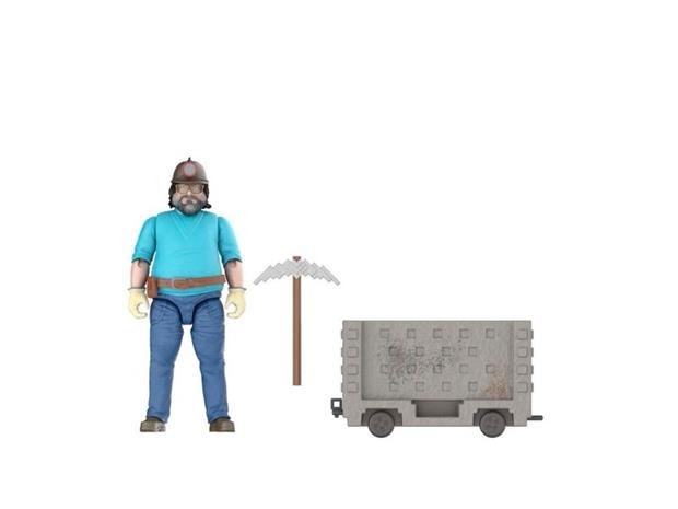 Minecraft Movie Steve & Minecart