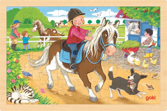 Goki Pony Farm 24 pcs Puu