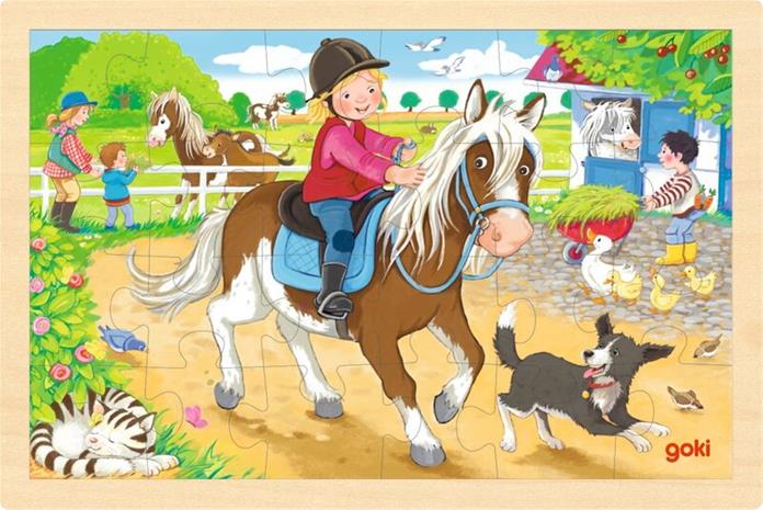 Goki Pony Farm 24 pcs Puu