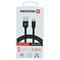 Swissten Textile Quick Charge Universal Micro USB Data and Charging Cable 3.0m Black – kuva 2