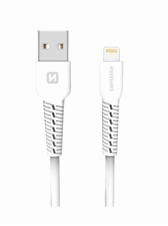 Swissten Basic Fast Charge 3A Lightning (MD818ZM/A) Data and Charging Cable 1m White