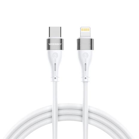 Wozinsky WSTCL1 Lightning / USB-C PD 27W 1 m Cable - White