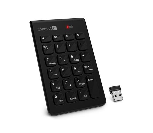 Connect IT NumCalc (CKB-0062-BK), langaton numeronäppäimistö – kuva 3/3