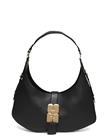 Ganni Kat Small Leather Shoulder Bag - Black - ONE SIZE