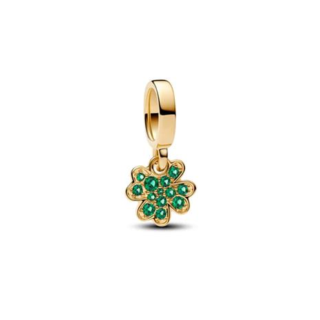 Pandora Four-leaf Clover Dangle hela, kullattu 762751C01