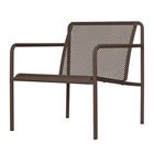 Ferm Living Dapple Lounge Chair - Puutarhatuolit Elektrogalvaniserat Stä¥l Dark Chocolate - 1104271790