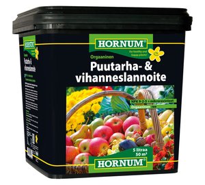 HORNUM Puutarha- ja vihanneslannoite 5 L