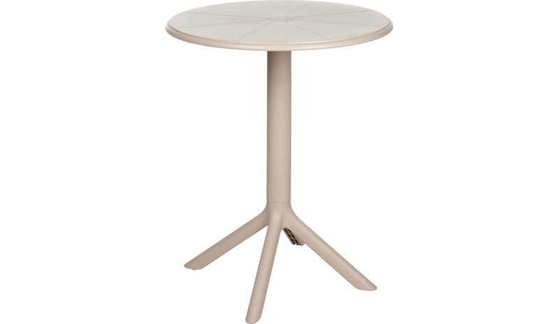 KM 60x75cm beige puutarhapöytä