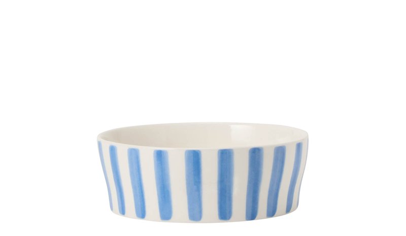Lexington - Koiran ruokakulho 17,5 cm Sininen/Valkoinen – kuva 1/2