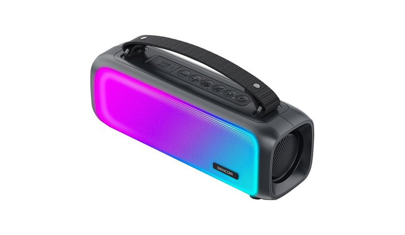 Kannettava Bluetooth-kaiutin - SENCOR - SSS 3000 Kids Light Speaker - 16 W - 2 kaiutinta - IPX4 - Musta