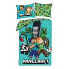 Minecraft lasten vuodevaatesetti 140x200 cm, 2 osaa
