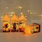 Halloween lyhty koristeellinen LED lyhdyt 4 kpl 4 malleja – kuva 1