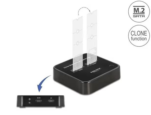 DeLOCK - SSD docking station - M.2 Card - USB-C 3.2 (Gen 2)