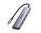 Adapteri Ugreen CM511 USB-C to HDMI 1.4 + 3xUSB-A + USB-C PD100W harmaa – kuva 2