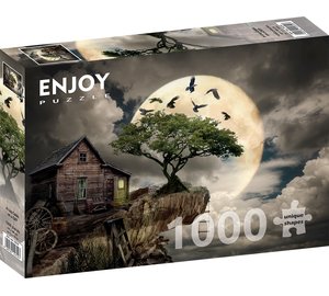 ENJOY A Log Cabin on a Cliff 1000p palapeli