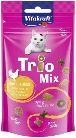 Cat Trio Mix Siipikarjanliha Kissan Herkut Mix - 60 g