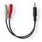 Nedis audio splitter - 20 cm – kuva 5