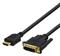 Deltaco, 1080p, DVI-D Single Link, 1 m – kuva 2