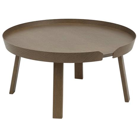 Muuto Around pöytä iso Stained dark brown