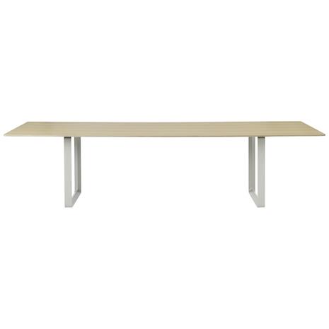 Muuto 70/70 ruokapöytä 295 x 108 cm Solid oak-Grey