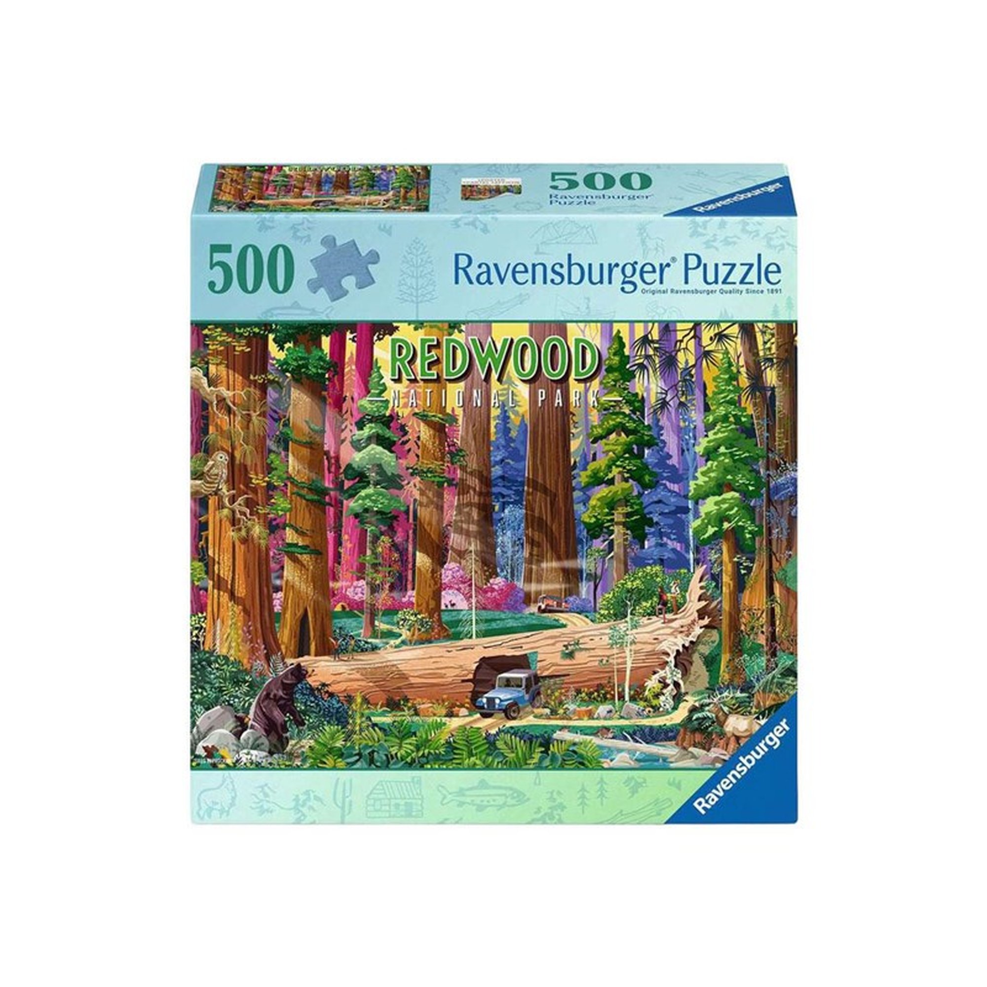 Ravensburger Legpuzzel Redwood National Park - 500st. 2D Palapelit